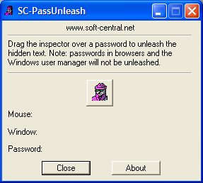 Soft-Central SC-PassUnleash 1.0 : Main window