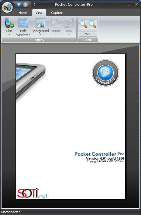 SOTI Pocket Controller-Pro 6.0 : Main Interface