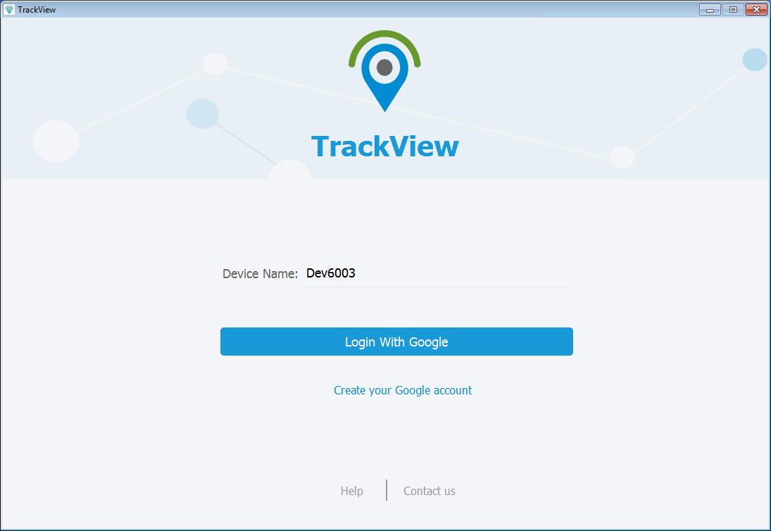 TrackView 3.9 : Main window