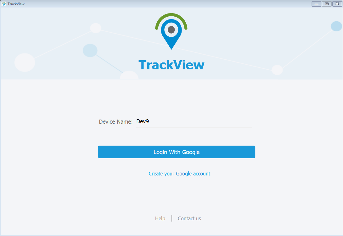 TrackView 4.1 : Main window