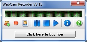 WebCam Recorder 3.1 : Main Screen