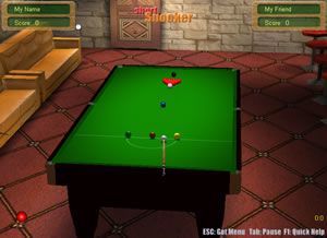 3D Live Snooker 2.6 : Main Window