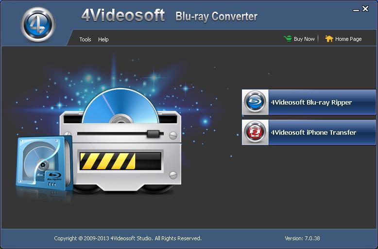 4Videosoft Blu-ray Converter 7.0 : Main Window