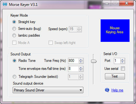 Morse Code Tools 3.2 : Main window
