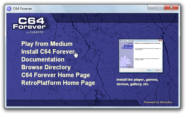 C64 Forever 1.0 : Main window