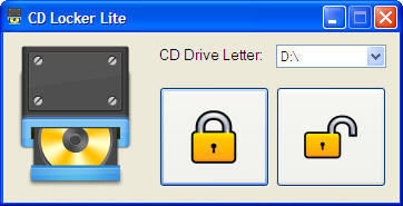 CD Locker Lite : Main window