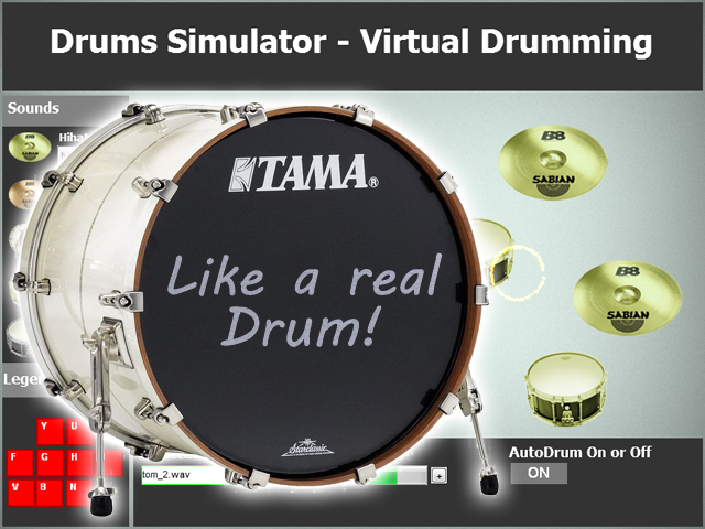 Drums Simulator 10.5 : Main Window