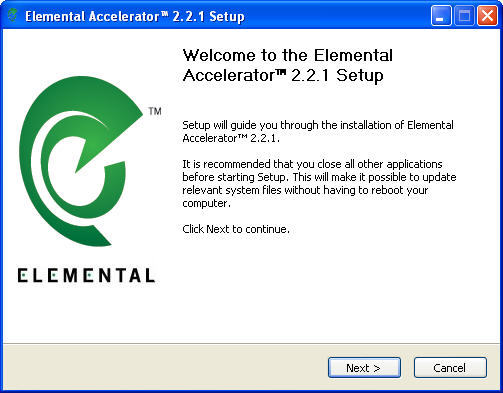 Elemental Accelerator™ 2.2 : Main window