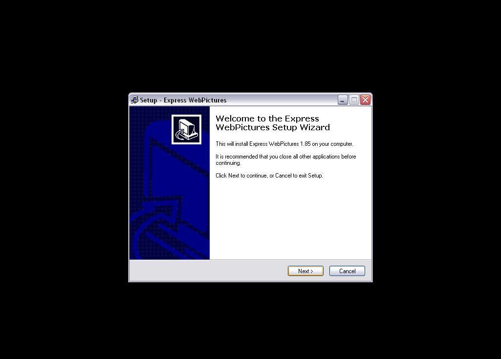 Express WebPictures 1.8 : Software Installation