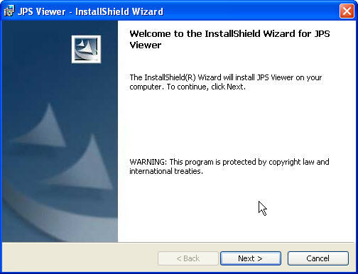 JPS Viewer 1.2 : Installing