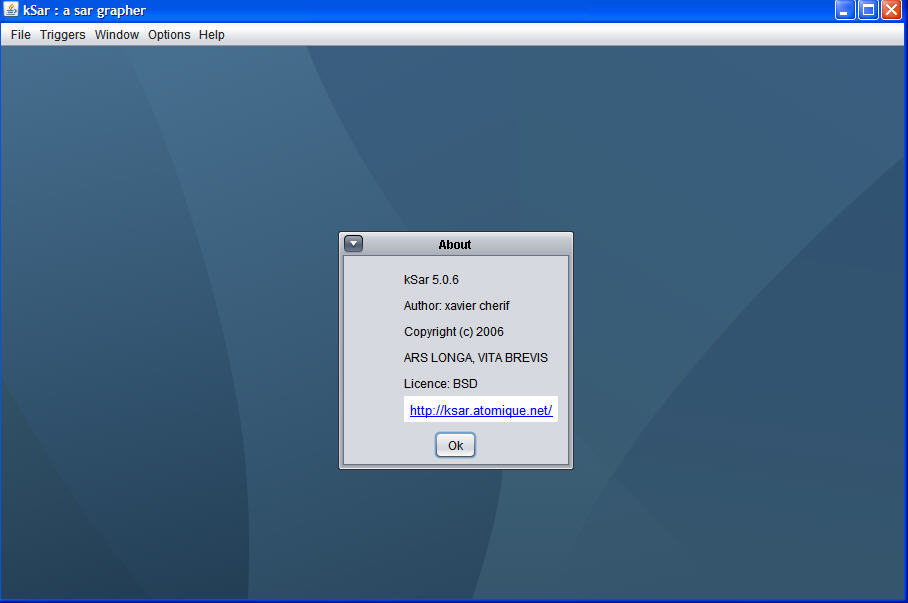 kSar v5 5.0 : Main screen