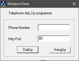 MAXDVR 4.3 : Modem Window