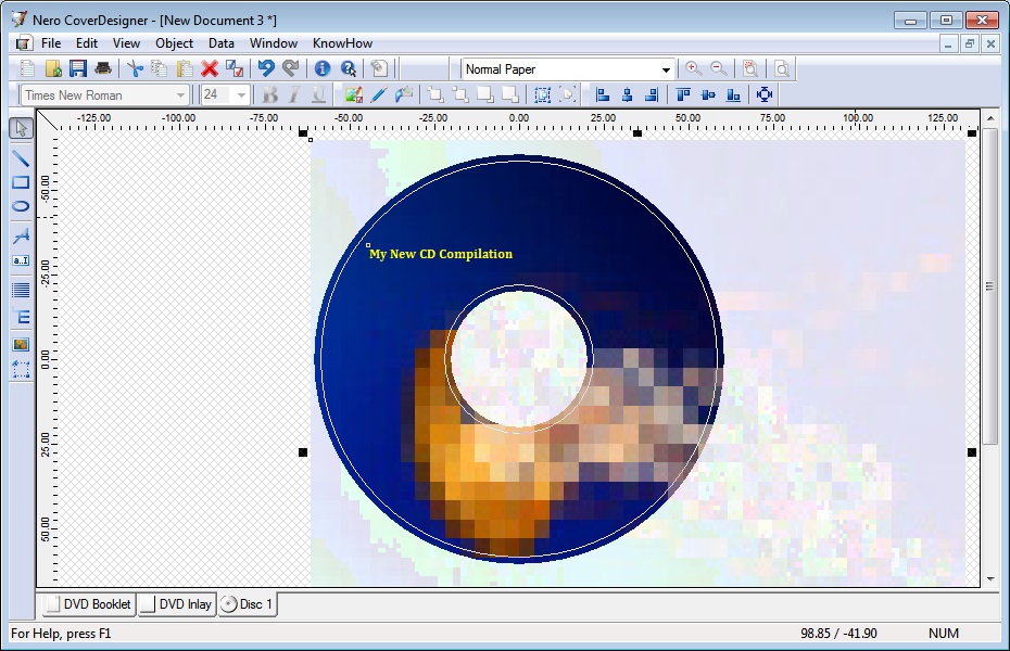 Nero CoverDesigner 18.0 : CD Label