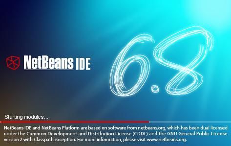 NetBeans IDE 6.8 : NetBeans 6.8 splash