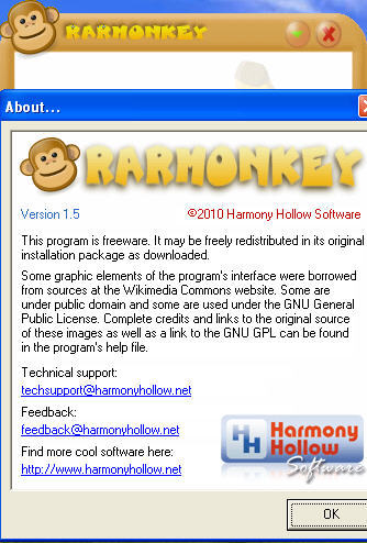RarMonkey 1.5 : Main window