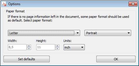 Recovery Toolbox for PDF 2.5 : General Settings