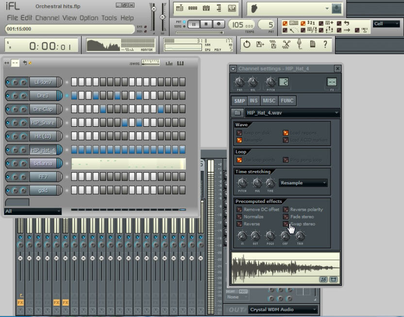 Skins for FL Studio 8 1.0 : Main window