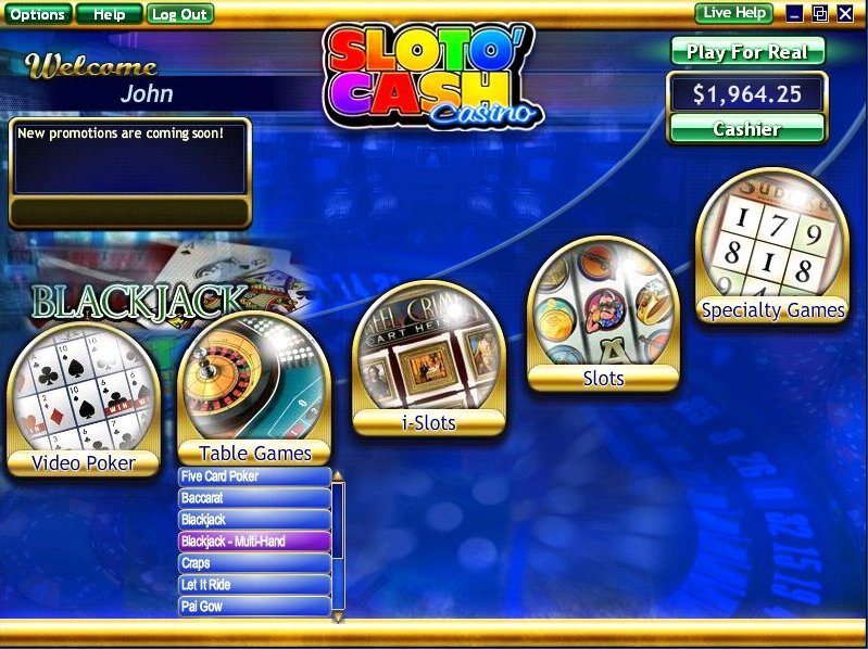 Sloto Cash 1.0 : Games