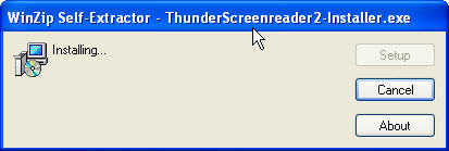 Thunder 2.0 : Setup Window