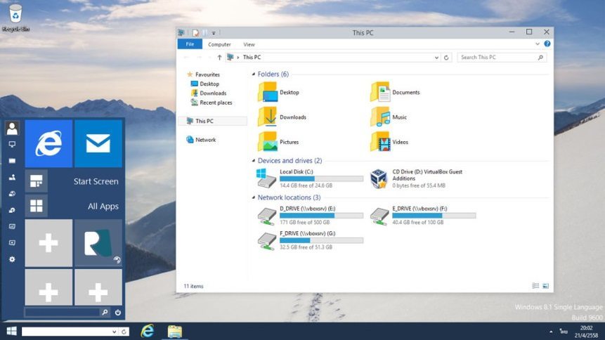 Windows 10 Transformation Pack 3.0 : Main window