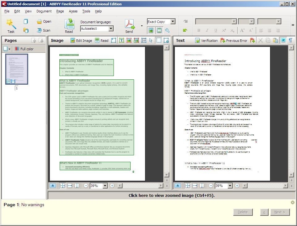 ABBYY FineReader 12 Professional: Screenshots - Software Informer