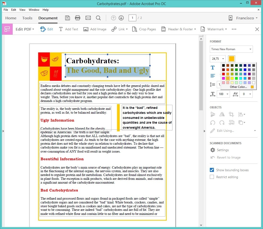 Adobe Acrobat DC 15.0 : Edit PDF