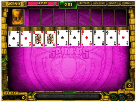 Ancient Spider Solitaire : Gameplay