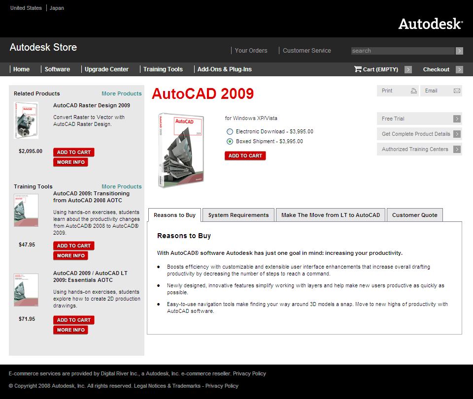 AutoCAD - English 17.2 : Product Website