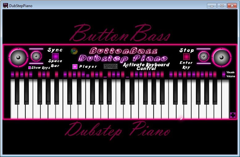ButtonBass Dubstep Piano 2.0 : Main Window