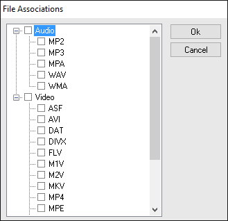 FVD Player 1.0 : File Associations