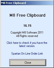 M8 Free Multi Clipboard 16.1 : Main window