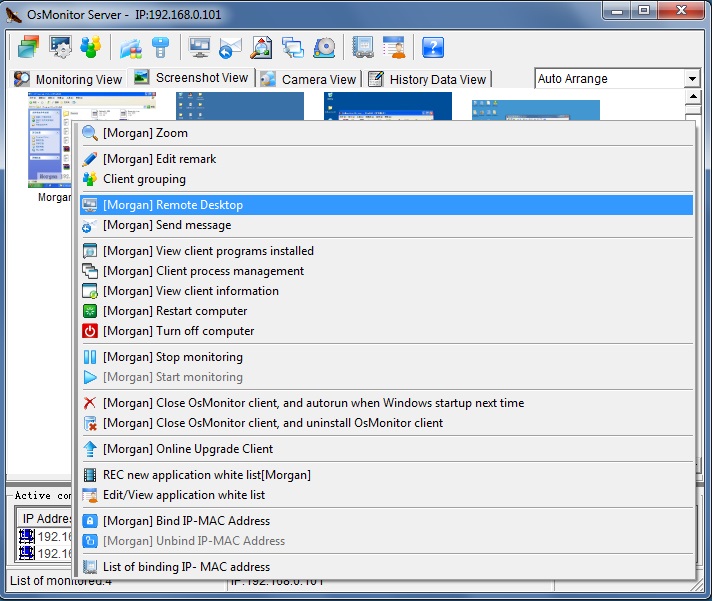 OsMonitor Employee Monitoring Software 10.0 : Main Window
