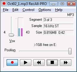 RecAll-PRO 1.9 : Overview