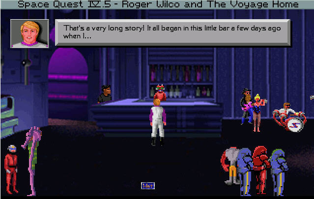 Space Quest IV.5 Roger Wilco And The Voyage Home 3.0 : Main window