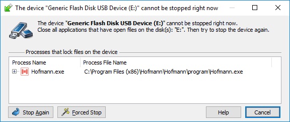 USB Safely Remove 5.4 : Stop a Device