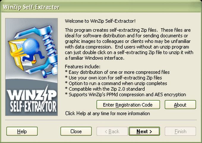 WinZip Self-Extractor 3.1 : WinZip
