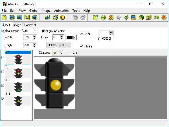 Active GIF Creator 4.2 : Main Window