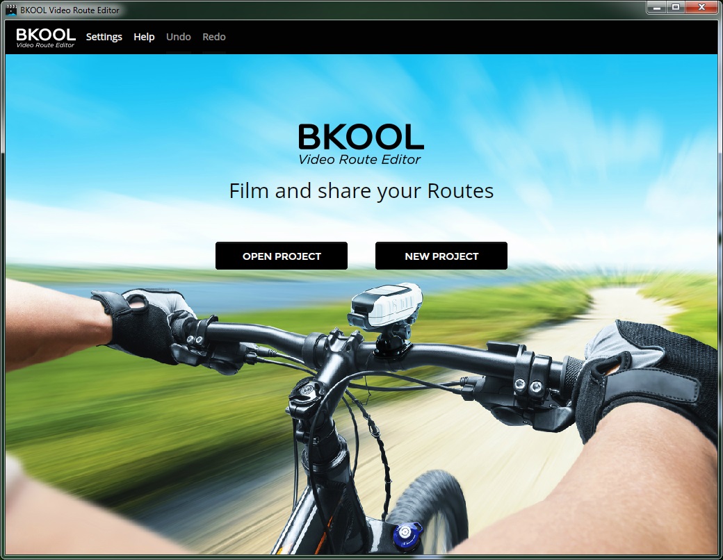 BKOOL Video Route Editor 0.1 : Main window