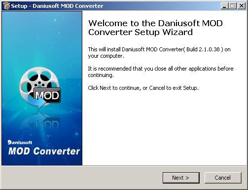 Daniusoft MOD Converter : Installation