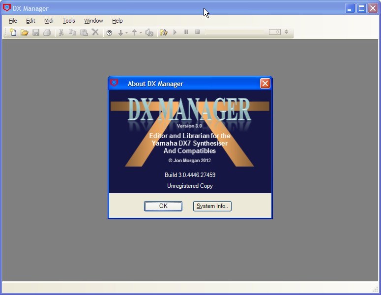 DX Manager 3.0 : Main window