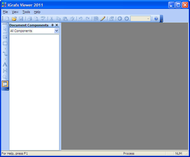 Micrografx FlowCharter 14.1 : Main window