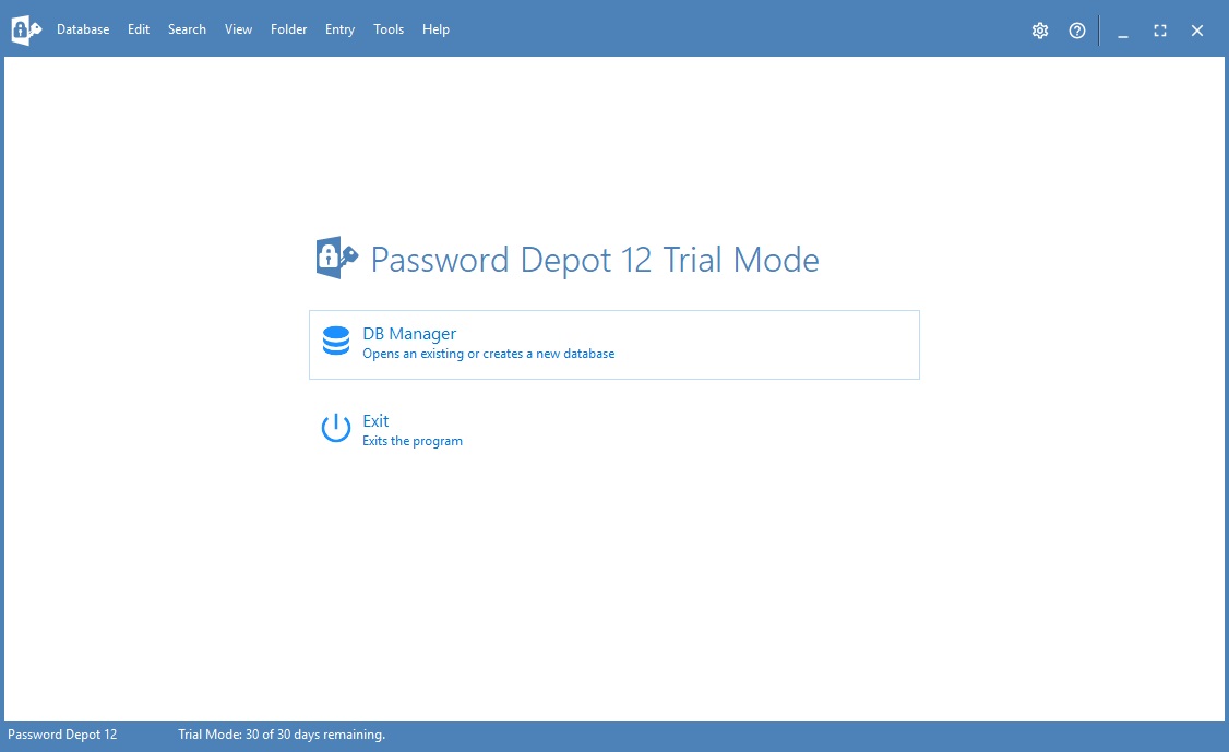 Password Depot 12.0 : Main Interface