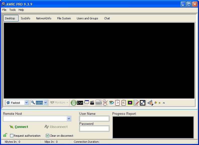 Atelier Web Remote Commander Pro 9.3 : Main window