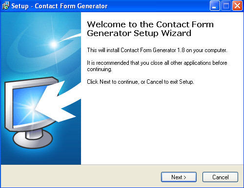 Contact Form Generator 1.8 : General View