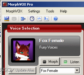 Furry Voices for Second Life 1.3 : Fox Female