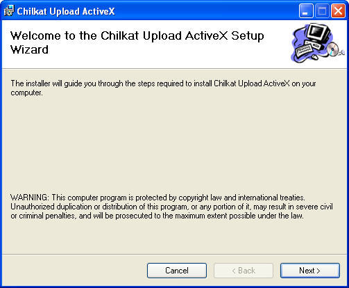 Chilkat Upload ActiveX 9.3 : Main Window