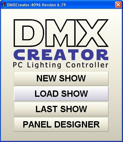 DMXCreator 6.7 : Main window