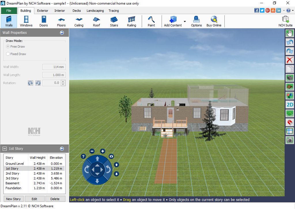 DreamPlan Home Design Software 2.1 : Sample
