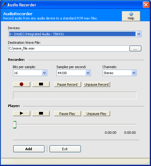 EZ FLV to Audio Converter 1.0 : Audio Recorder