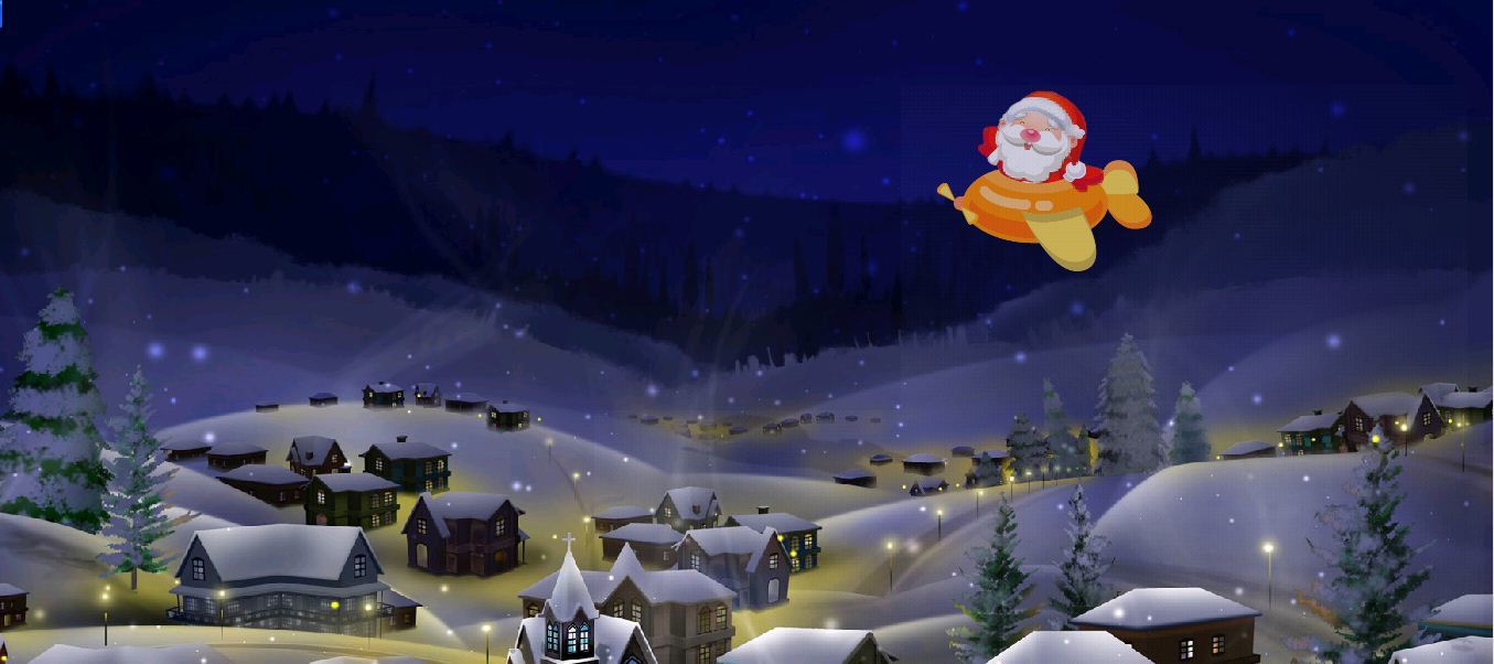 Free Santa Track ScreenSaver : General view